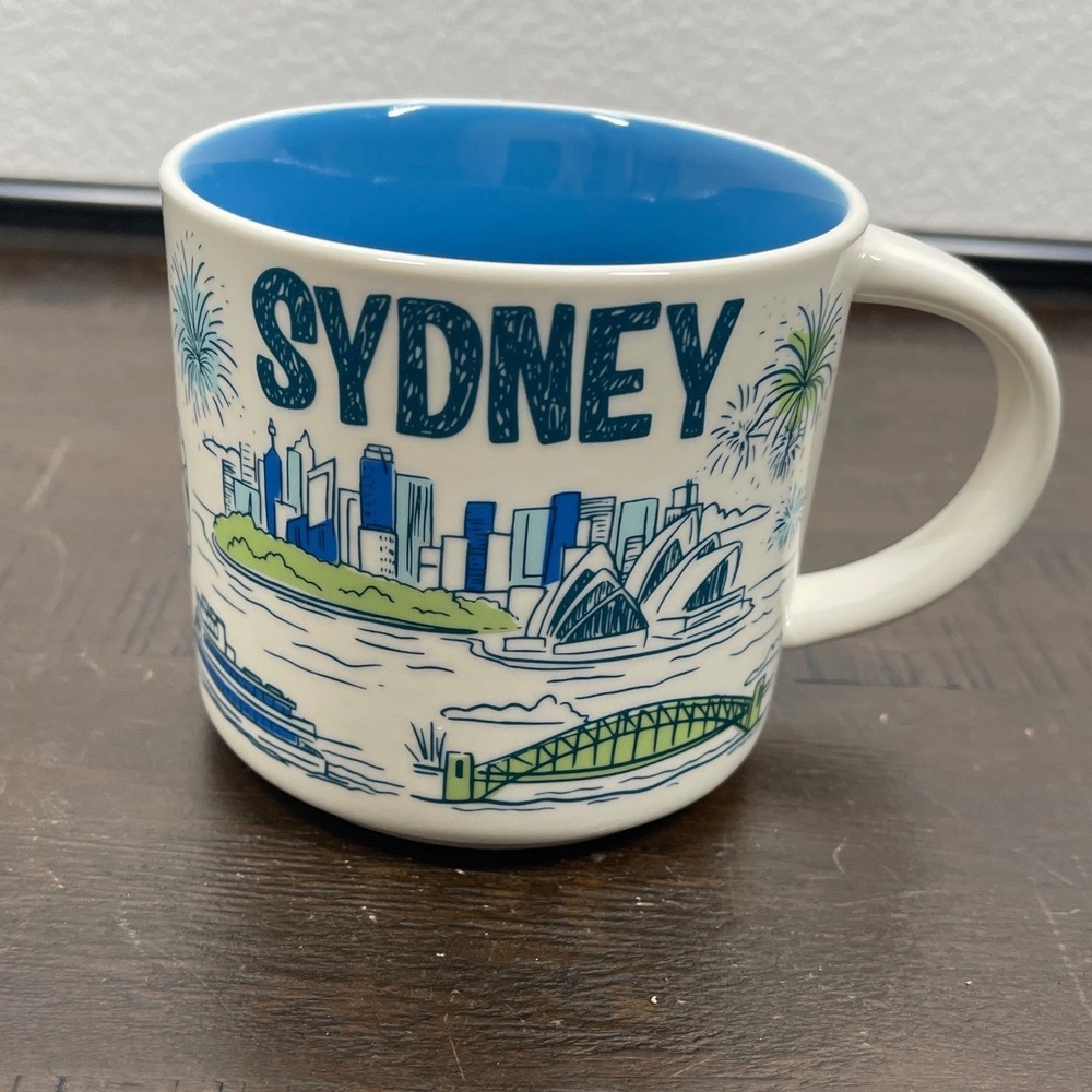 Starbucks Been There Series Sydney Australia Across Globe Collection Mug 14oz